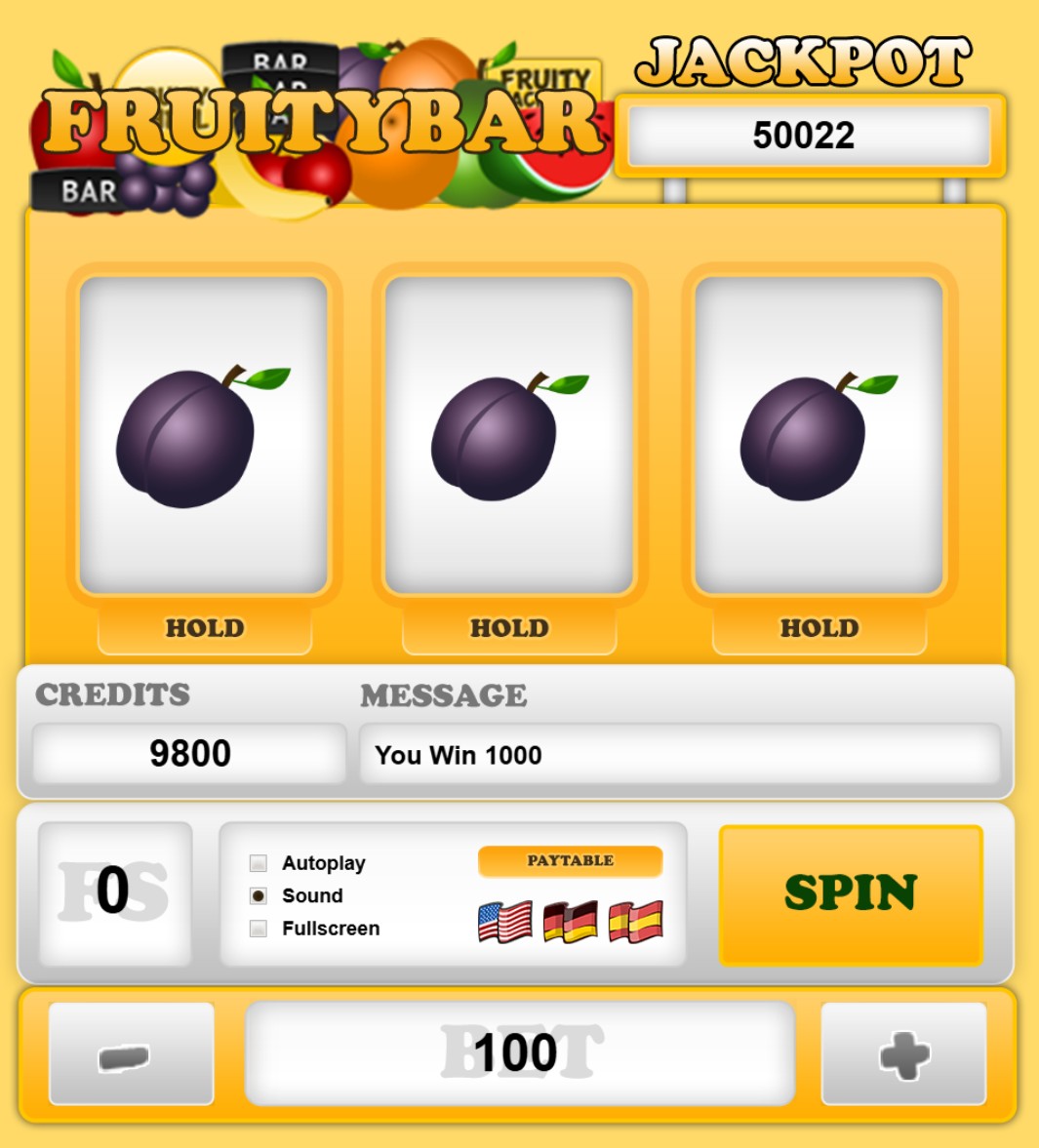 fruitybar game preview